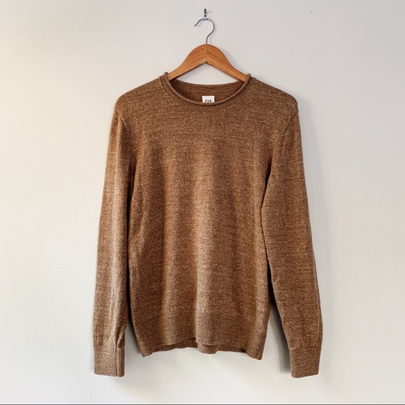 brown pullover sweater